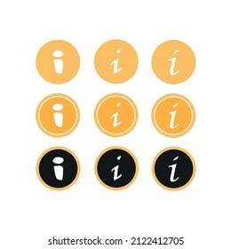 A set of Different Information Icon
