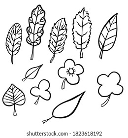 Set of different lives vector illustration on white background