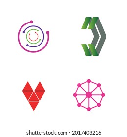 A set of different logos for design