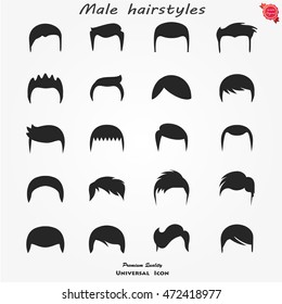 Download Boys Hair Silhouette Collection High Res Stock Images Shutterstock