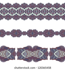 Set of different ornaments. Abstract design