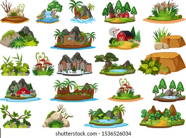 Color Vector Set Forest Items Stock Vector (Royalty Free) 269701064 ...