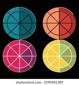 set of different shape color palate, color palate, color, palate, color background