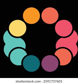 set of different shape color palate, color palate, color, palate, color background