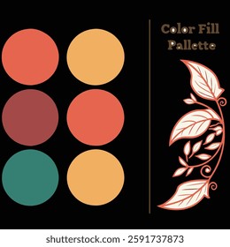 set of different shape color palate, color palate, color, palate, color background