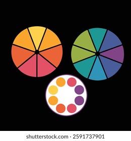 set of different shape color palate, color palate, color, palate, color background