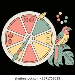 set of different shape color palate, color palate, color, palate, color background