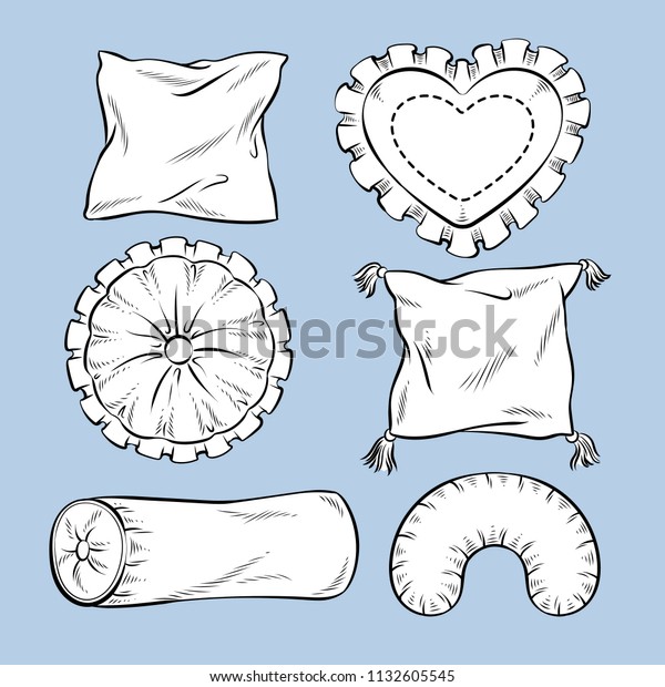 different shapes of pillows