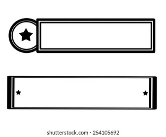 Set of different stamps