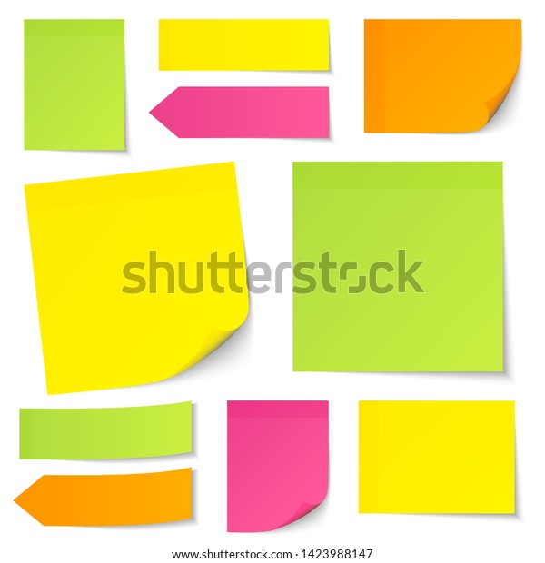 different sticky notes