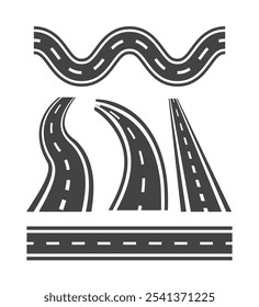 Conjunto de diferentes caminos de estilo