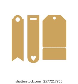 Set Different Styles Of Gift Tags Design Templates