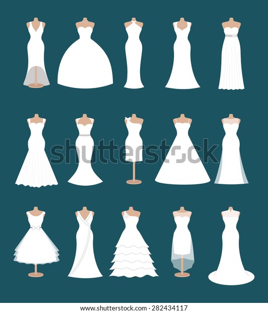 white dress styles for wedding