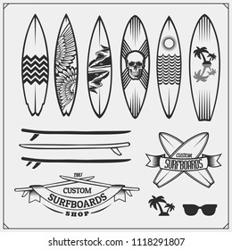 surfboard silhouette vector