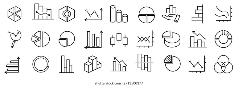 set of different symbols and arrows