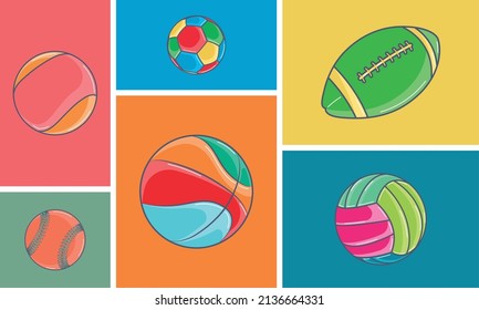 Set of different toy icons flat design Vector