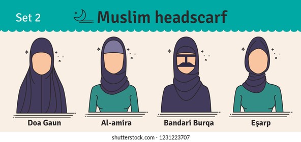 47 Tudung Stock Vectors, Images & Vector Art | Shutterstock