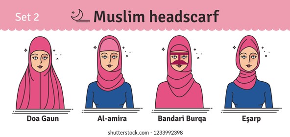 47 Tudung Stock Vectors, Images & Vector Art | Shutterstock