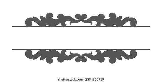 Set of different vintage ornaments	
