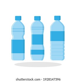 Water bottle large plastic big blue Royalty Free Vector