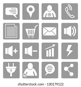 Set of different web icons