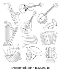 420 Violin coloring page Images, Stock Photos & Vectors | Shutterstock
