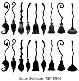Set different witch brooms