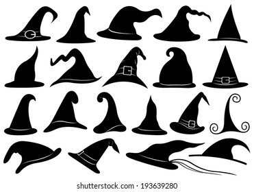 Set different witch hats