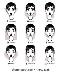 Oval Face Images Stock Photos Vectors Shutterstock