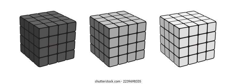Rubiks cube images vectorielles, Rubiks cube vecteurs libres de