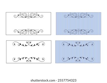 Set of digital pictures, frames and labels, vintage style. Suitable for decoration of cosmetics, pharmacy products. Vector illustration. Aged paper effect. EPS 10	
