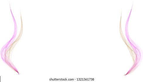 Set of digital realistic smoke vector illustration