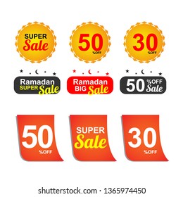 set discount tag collections. modern badges price tag illustration