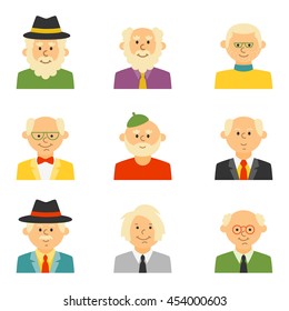 Set of diverse avatars.