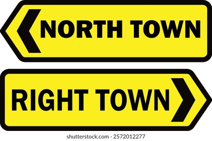 Set of Diversion route sign, The Highway Code Traffic Sign, Signs giving orders,  Plates below signs qualify their message. isolated on white background. Vector illustration