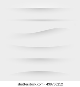 Set Of Dividers For Web Design Vector