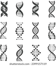 Set DNA-Icon-Packung. EPS10