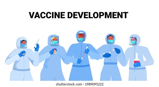 set doctors in masks working with covid-19 nasal swab rapid laboratory tests blood samples coronavirus pandemic