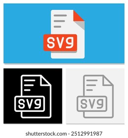 Set document file format. Flat file type icons are perfect for a modern and stylish look. Can be used for websites, UI and interfaces.