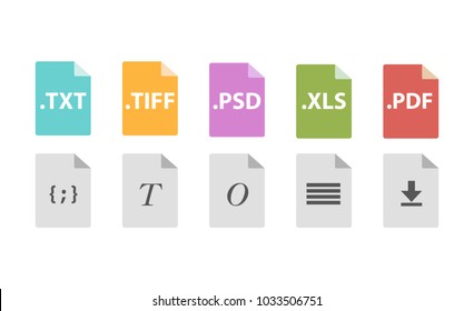 Set of Document File Formats