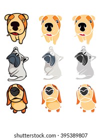 Set of dog