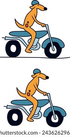 un conjunto de iconos de perro