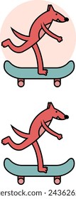 un conjunto de iconos de perro