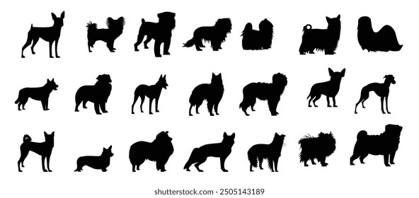 Set of Dog vector illustrtion