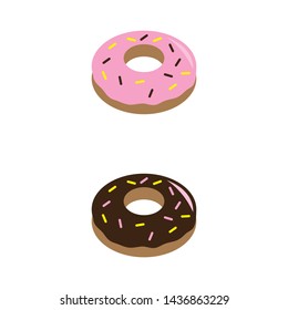 a set of donut icons
