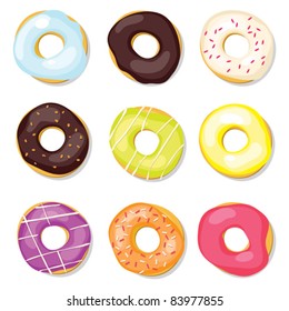 Set of donuts