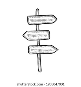 Set of doodle forest camping design elements. Hand drawn vector illustration, isolated on white background. Set of tourism equipment, engraved  in sketch.