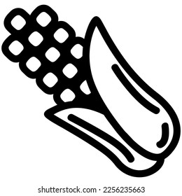 Legen Sie doodle Obst und Gemüse. Vektorgrafik. Set für flache Symbole