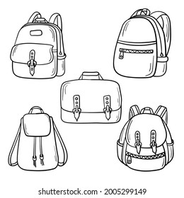 Doodles mit verschiedenen Portfolios