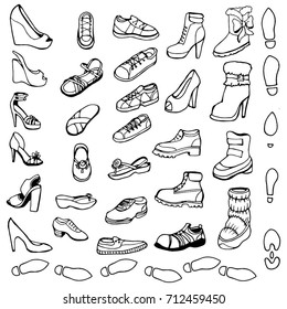 footwear sketches